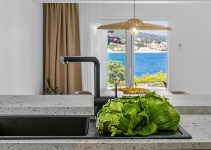 Beachfront Larisa With Whirlpool, Media